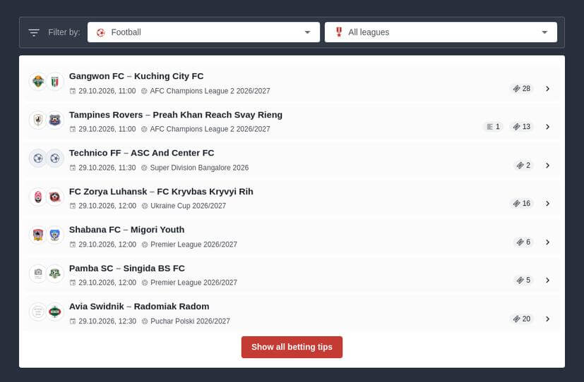 Accumulator Betting Tips