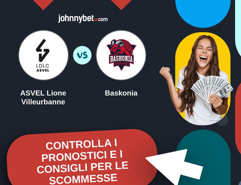 ASVEL Lione Villeurbanne - Baskonia Pronostici e Consigli Scommesse