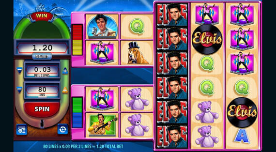 Elvis the king lives slot machine play for free or real