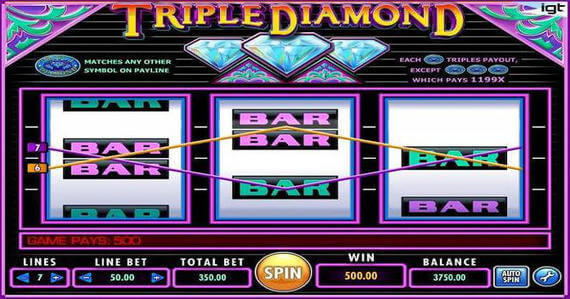 play triple diamond slots free online