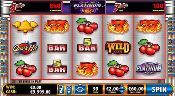 Quick Hit Platinium Slot Machine Online Free Casino Game