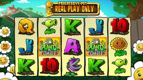 where is the slot machine in plants vs zombies