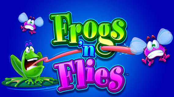 Free Frogs 'N Flies casino game logo