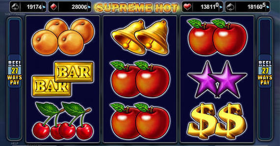 Supreme Hot Slot Machine play with bonus