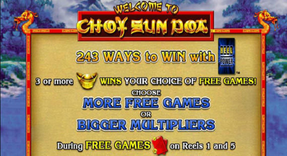 Choy Sun Doa Free Slot