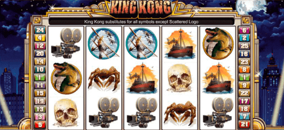 King Kong Slot Machine with bonus