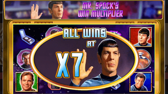 Star Trek slot machine bonus game