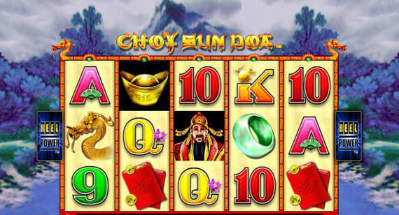 Choy Sun Doa slot machine game with bonus