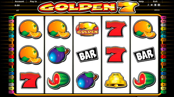 golden 7 slot machine