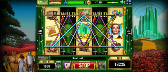 free slot machine wizard of oz