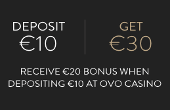 OVO Casino promo code 