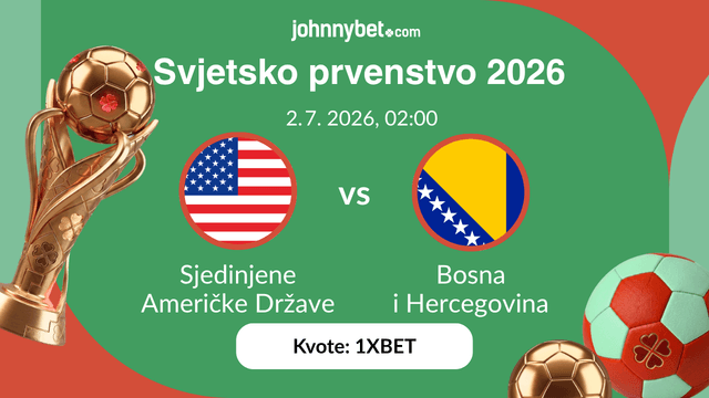 SAD - BiH kvote za klađenje