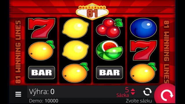 online automat multiplay 81 demoverze