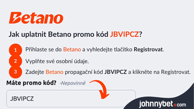 betano registracni proces pomoci promo kodu