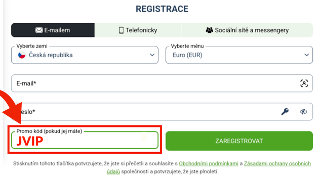 BetLabel Registrace
