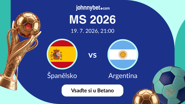 Španělsko – Argentina sázkové tipy MS 2026