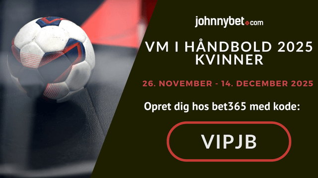 vm i kvindehandbold oddsbonus