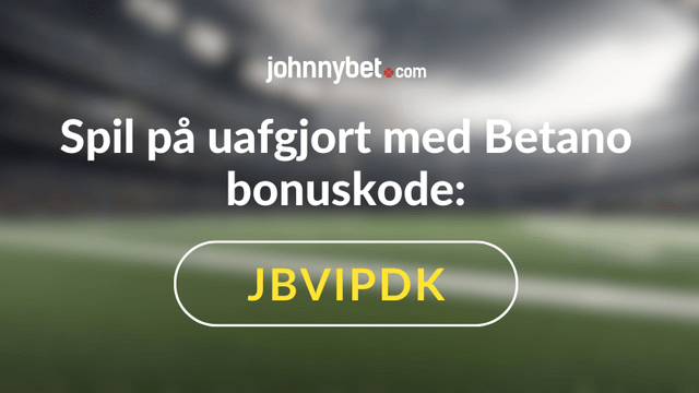 bonus til betting pa uafgjort
