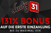Lucky31 Casino Bonus Code