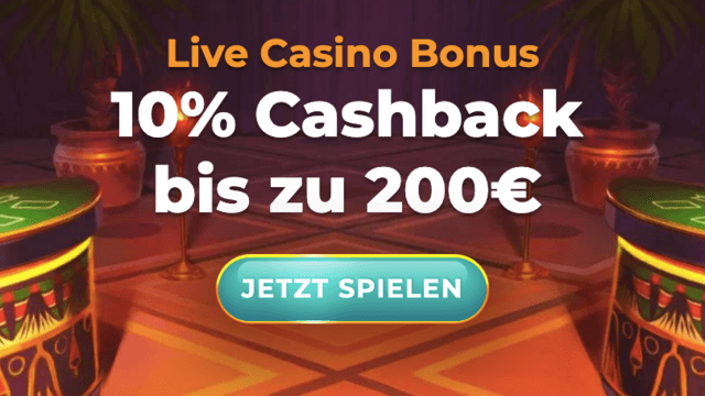 Amunra Live Casino Bonus