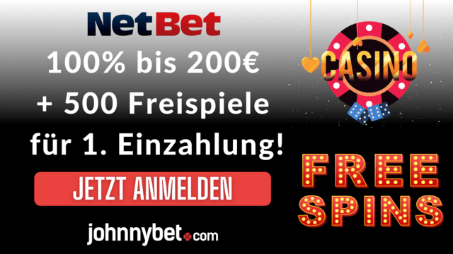 NetBet Casino Bonus 2024 für neue Kunden