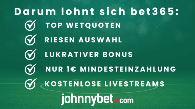 Bet365 Schweiz Live Wetten mit Bonus