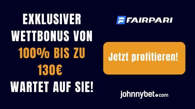 FairPari Bonus für Sportwetten