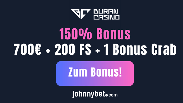 Buran Casino Bonus für Neukunden