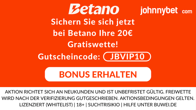 Betano Aktionscode Gratiswette