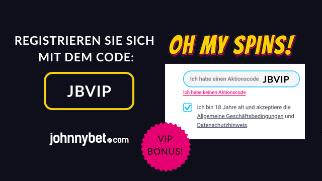 Ohmyspins Registrierungsformular