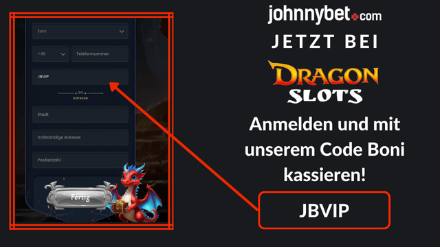 Dragonslots Aktionscode Anmeldung