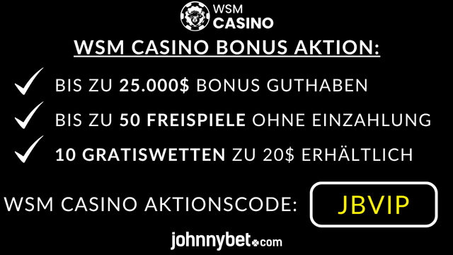 Aktionscode WSM Casino