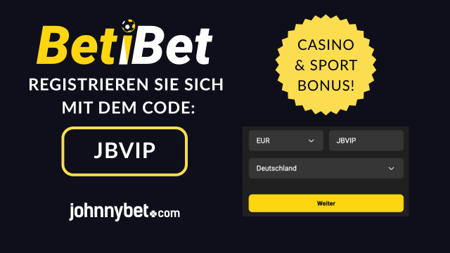 BetiBet Promo Code Registrierung