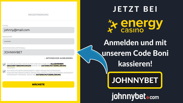 Energy Casino Promo Code Anmeldung