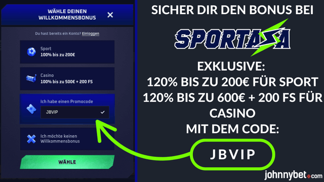 Sportaza Registrierung