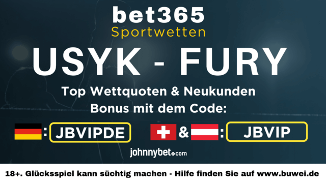 Usyk - Fury Wetten