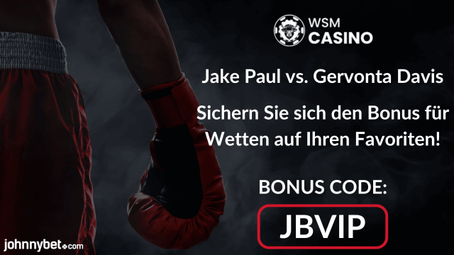 Jake Paul gegen Gervonta Davis Favoriten Wetten