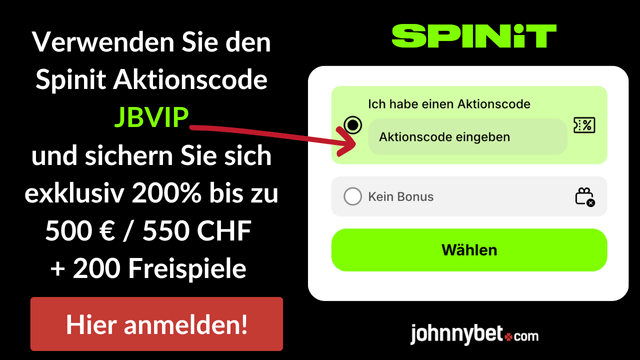 Spinit Aktionscode Registrierung