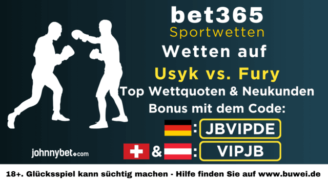 Wettquoten für Fury gegen Usyk