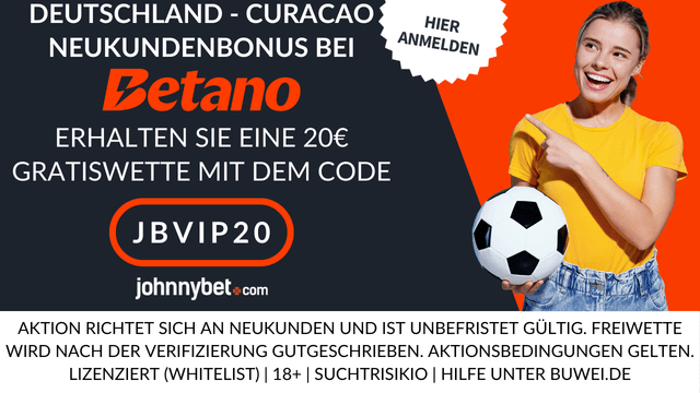 Deutschland vs Curacao Wetten