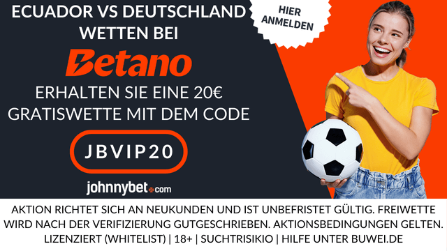 Ecuador vs Deutschland Wettquoten