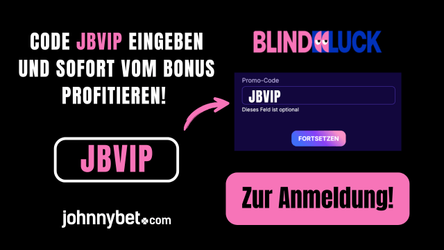 Blind Luck Promo Code Registrierung