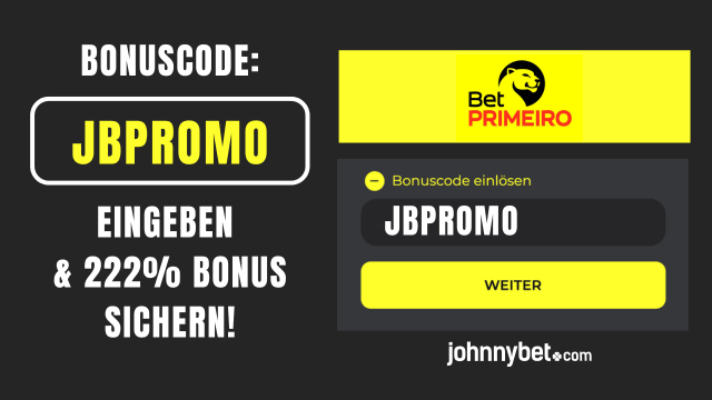 BetPRIMEIRO Bonuscode Registrierung  