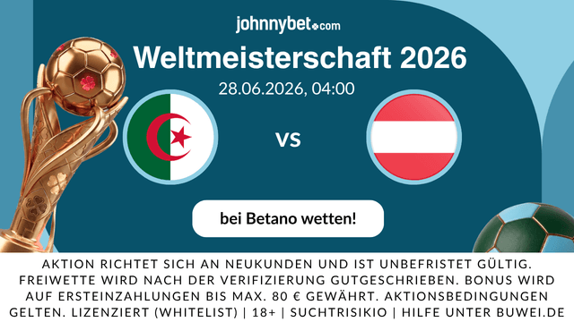 Algerien - Österreich Quoten