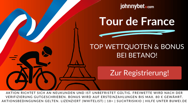 Beste Wettanbieter mit Quoten zur Tour de France 2026
