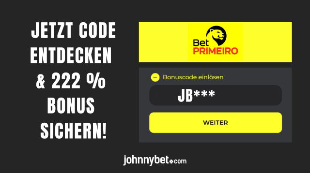 BetPRIMEIRO Bonuscode Registrierung  