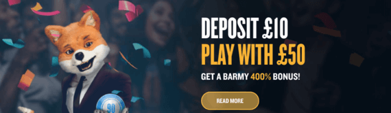 Foxy bingo promo codes no deposit fee