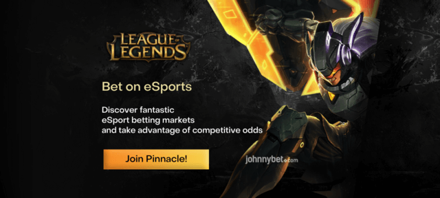 eSports offer at Pinnacle