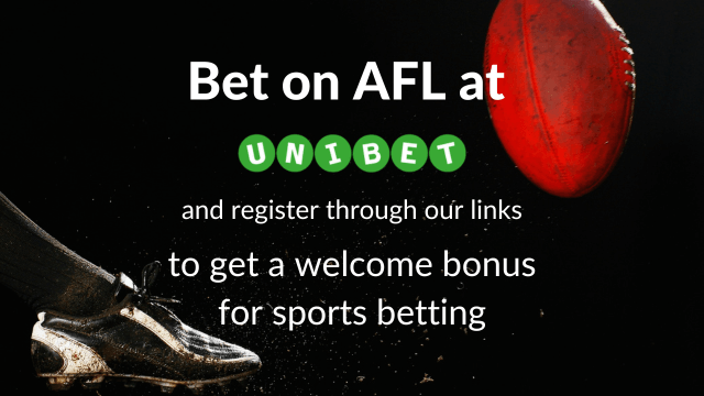 betting on afl with predictions at unibet