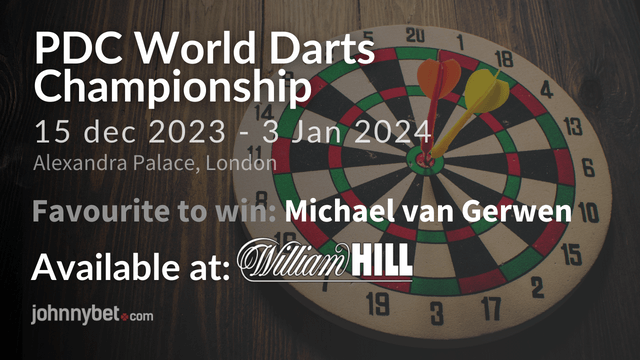 betting on pdc world championship with william hill